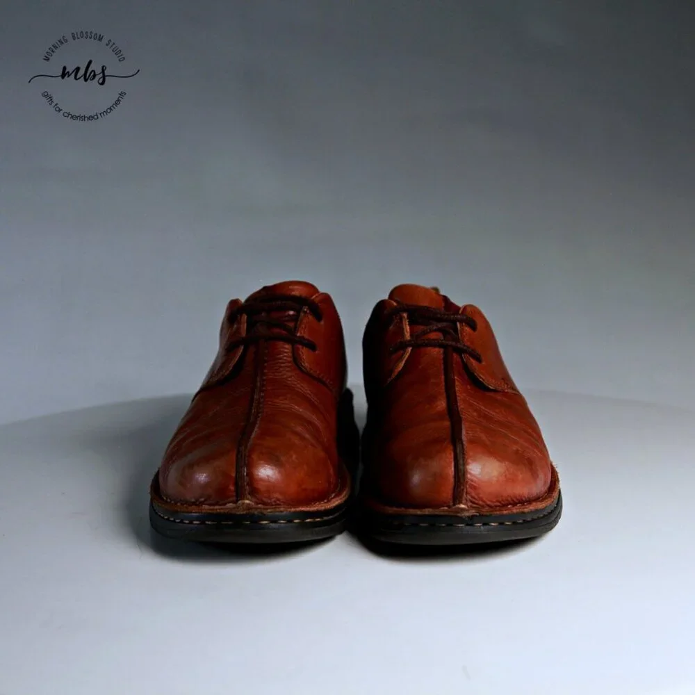 UGG 5527 Split Toe Leather Oxford Dress‎ Shoes Brown Men 8